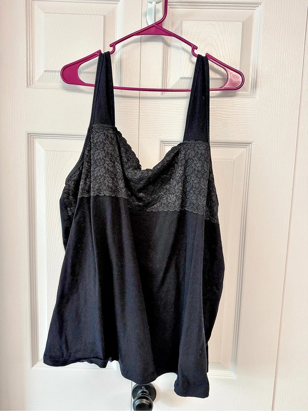 Woman’s Black Lace Camisole